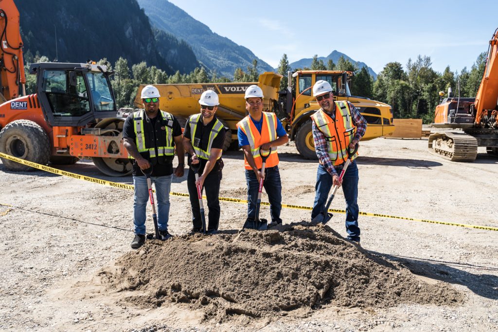 SVLP - Landon John - Superintendent for Groundbreaking of Major Construction in BC